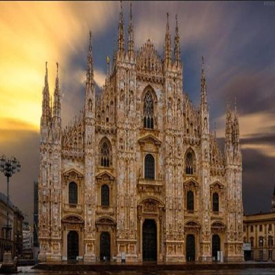 Milan Cathedral Church Jigsaw Puzzle 1000 Piece for Adults Kids - Italy Europe Travel Nature Landscape Wooden Toy, Challenging Fun Game, Christmas Home Decor, Gift