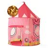 ROIWUIE Princess Castle Play Tent for Kids, Girls' Pop-Up Play Tent with Star Lights, Indoor/Outdoor Foldable Pink Play Tent Fabulous Gift for Little Girls view 1
