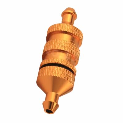 RC Parts For HSP 1/8 Aluminum Filter 80118 For Nitro Engine For Tank Remote Control Car Upgrades Repairs Spare Accessories(Yellow)