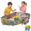 Dinosaur Track Set, Dinosaur Toys, Cardboard Track Set with Clip-on Car, Electric Dino Car, Flexible Race Track, STEM Toys for 3+ Year Old, Christmas Birthday Gifts for Boys and Girls 3 4 5 6 7 8 view 1