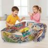Dinosaur Track Set, Dinosaur Toys, Cardboard Track Set with Clip-on Car, Electric Dino Car, Flexible Race Track, STEM Toys for 3+ Year Old, Christmas Birthday Gifts for Boys and Girls 3 4 5 6 7 8 view 2