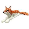 Articulating 3D Printed Wolf Collectible Display Piece, Stress Relief, Personalized Gift - Articulating Posable Wolf (Red, Large) view 1