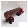 1:43 for 281 Wooden Transport Truck Model Alloy Brown Car Model Static Collectible Car view 2