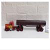 1:43 for 281 Wooden Transport Truck Model Alloy Brown Car Model Static Collectible Car view 4