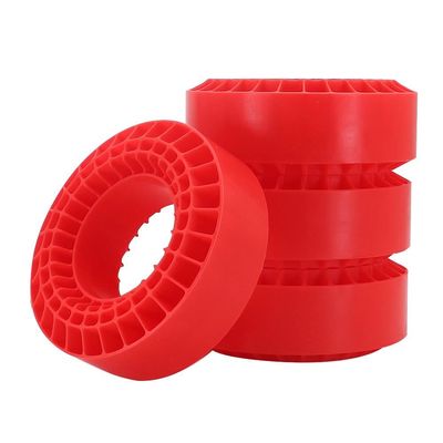 4pcs 1.9" Silicone Rubber Wheel Tires Insert Foam for 1/10 RC Crawler Car TRA-XXAS TRX4 Axial SCX10 Pro Ca-Pra TF2 GEN8(Red)