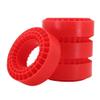 4pcs 1.9" Silicone Rubber Wheel Tires Insert Foam for 1/10 RC Crawler Car TRA-XXAS TRX4 Axial SCX10 Pro Ca-Pra TF2 GEN8(Red) view 1