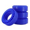 4pcs 1.9" Silicone Rubber Wheel Tires Insert Foam for 1/10 RC Crawler Car TRA-XXAS TRX4 Axial SCX10 Pro Ca-Pra TF2 GEN8(Red) view 3
