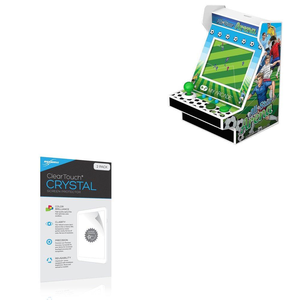 BoxWave Screen Protector Compatible With My Arcade All-Star Arena Nano Player Pro - ClearTouch Crystal (2-Pack), HD Film Skin - Shields From Scratches