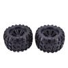 2pcs for ZD 12mm Racing HEX &125mm Wheels Tires for 1/10 Monster Truck Off Road HPI HSP Savage XS TM Flux LRP view 1