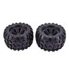 2pcs for ZD 12mm Racing HEX &125mm Wheels Tires for 1/10 Monster Truck Off Road HPI HSP Savage XS TM Flux LRP view 3