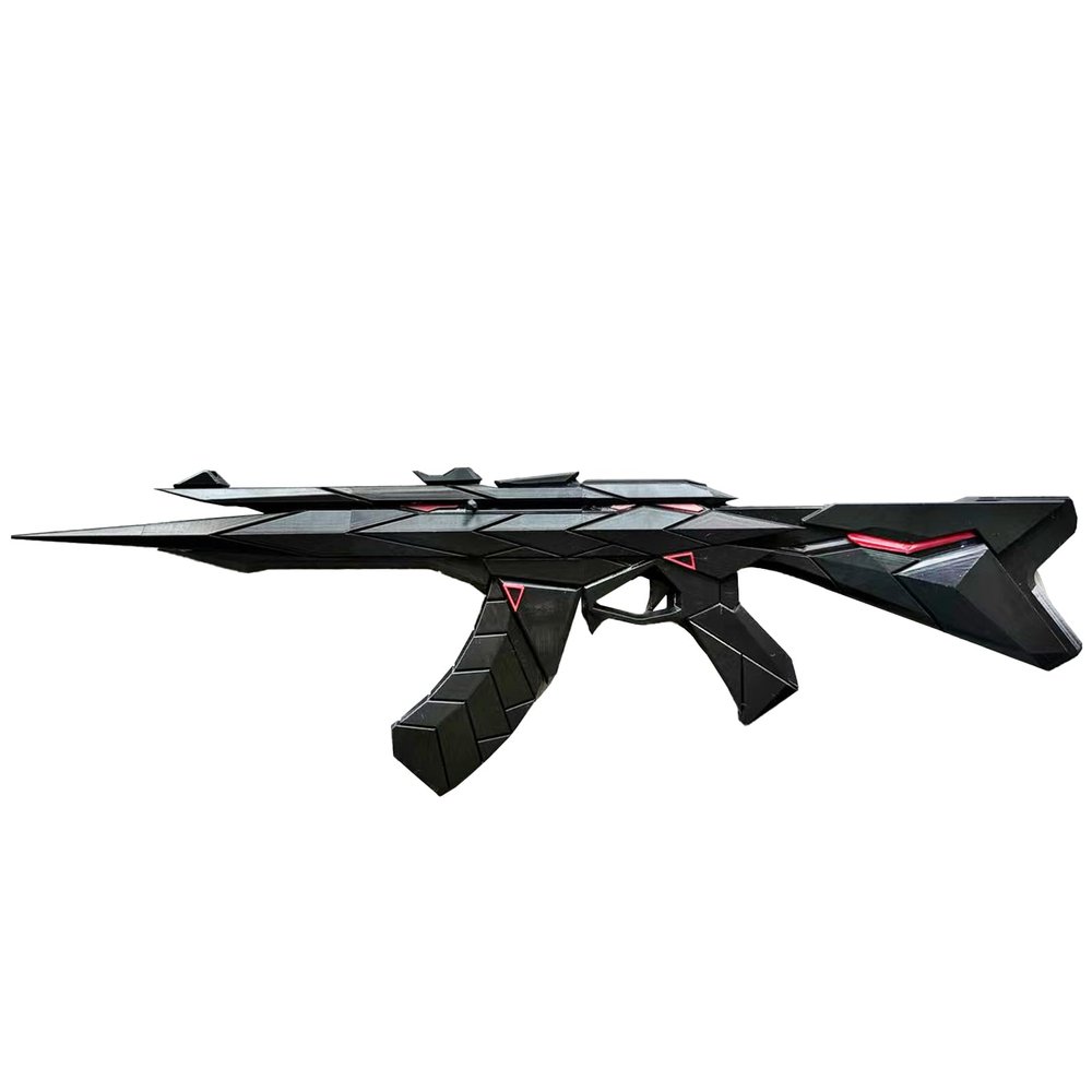 3D Printed Valorant Game Peripheral 33-inch Gun Prop with LED Lights, Game Collectible, Cosplay Props and Gifts