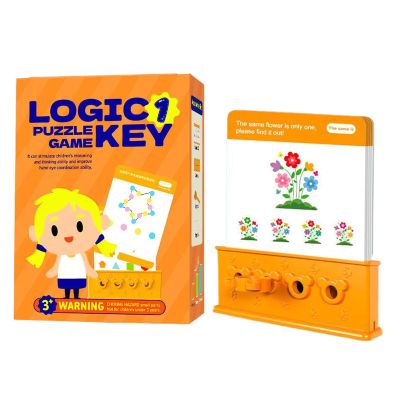Matching Games - Logic Key Puzzle Educational Toys, Logical Thinking Early Learning Toys, Cognitive Feature, Learning Function, Kids and Family Solution for Home, Travel, Kindergarten, Homeschool