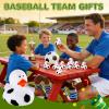 SCIONE 28 Pcs Football Rubber Ducks Bulk - 2 Inch 2026 World Soccer Party Favors- Small Rubber Duck Figurines for Kids Birthday Party Favors, School Classroom Rewards and Carnival Prizes view 3