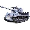 DBshoot 1/18 Remote Control Tank, German Tiger - Gray RC Tank Thats Shoots BBS, 60 Minute Playing Time, Smoke, Sound, LED Lights, Excellent Gift for Kids and Adults view 1