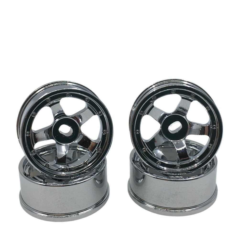 20mm Metal 5 Bells Wheel Hub Electroplating for 1/28 RC Car MINI-Q BZ DRZ AMZ XRX Kyosho Mini-Z AWD MA020 K989(2wide2narrow)