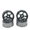 20mm Metal 5 Bells Wheel Hub Electroplating for 1/28 RC Car MINI-Q BZ DRZ AMZ XRX Kyosho Mini-Z AWD MA020 K989(2wide2narrow) view 1