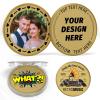 10Pcs Custom Metal Challenge Coin - Personalized Logo/Photo/Text, Double-Sided Printed Coin Commemorative Token for Military, Corporate Events, Sports & Wedding Anniversaries (Gold) view 1