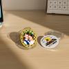 10Pcs Custom Metal Challenge Coin - Personalized Logo/Photo/Text, Double-Sided Printed Coin Commemorative Token for Military, Corporate Events, Sports & Wedding Anniversaries (Gold) view 4