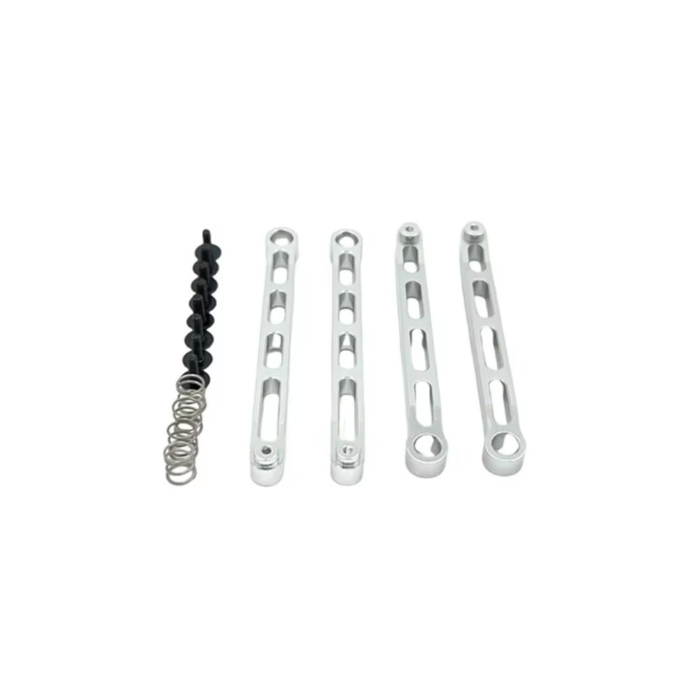 AQWBTYD Compatible with MN MN82T LC79 MN82S for MN82 Rc Car Upgrade Modification Accessories Parts Metal Fixed Pull Rod RC Assortment(Silver)