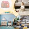 Indoor Playhouse for Kids - Large Kids Play Tent for Boys and Girls with for and with | Secret Base Bed Playhouse with Spacious Design, Fun Activity Tent view 4