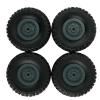 RC Accessories for Wpl B14 C24 Fy001 1/16 Military Truck rc Car 4pcs Track Wheels Spare Parts Accessories Upgrade Component(Green) view 1
