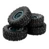 RC Accessories for Wpl B14 C24 Fy001 1/16 Military Truck rc Car 4pcs Track Wheels Spare Parts Accessories Upgrade Component(Green) view 2