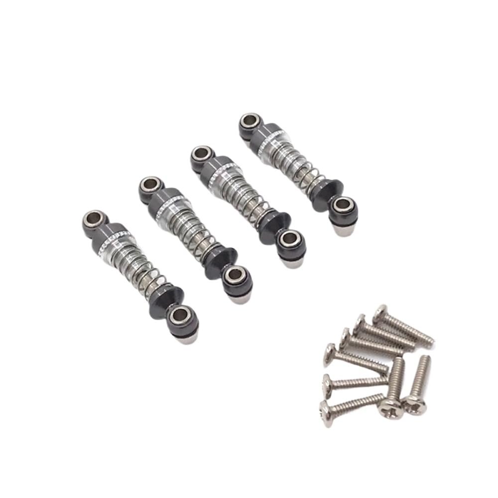 Compatible With 1/28 284131 K969 K979 K989 K999 P929 P939 RC Car Models Universal Fit Adjustable Shock Absorber Aftermarket Replacement Part(Titanium)
