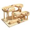 Marble Track | Wooden Funny Educational Games - Marble Maze Game Race Track STEM Toys,for Boys Girls Kids Classroom Home School Kindergarten Birthday Christmas view 1
