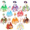 Weysat 10 Set Holiday Mini Desk Goose Outfit 250th Anniversary Summer Mexican 4th for July Magnetic Geese Statue Felt Fabric Costume for 7 Inch Desktop Goose Table Decor Gifts(Tutu Style,Crochet) view 1