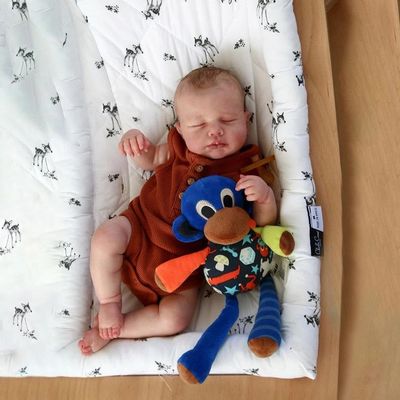 Anano Baby Doll Boy Realistic Newborn 20inch Reborn Baby Doll Boy Silicone Full Body Babys Dolls for 2+ Year Old Boys Reborn Babys Dolls Silicone Full Body Boys