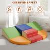 Hoohtoot Foam Climbing Blocks for Toddlers: 6-Piece Soft Play Set - PU Leather Climbing and Crawling Toys - Indoor Baby Learning Gym - Kids Play Structure for Birthday Gift view 3