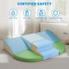 Hoohtoot PU Leather Foam Blocks for Toddlers: 6-Piece Indoor Climbing Play Set - Soft Climbing and Sliding Blocks - Baby Learning Gym - Toddler Activity Structure for Preschool view 3