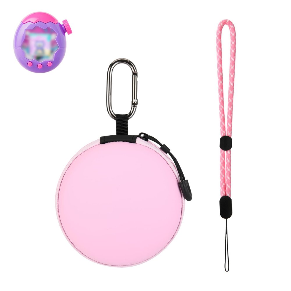 Beautyflier Hard Carrying Case for Tamagotchi Paradise Virtual Interactive Pet Game Machine, Portable Anti-Drop Holder, Case Only (Pink)
