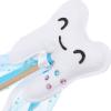 Kisangel Novelty Fairy Wand with Ribbon Teeth-Shaped Stick, Fairy Costume Prop for Kids Party, Stage Performance, Blue view 3