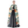WHJDPP Romantic Beach Printing Adult Hooded Cloak is a super large, comfortable, and durable Halloween hooded poncho view 3