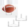 2 Clear Football Ball Holders Sturdy Portable Showcases Shelves for Office Home Decoration Acrylic Football Display Stand view 2