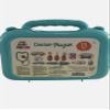 Mini Make Believe Doctor Playset, Teal Medical Kit with 13 Pieces, Educational Pretend Play Toy for Kids Ages 3+, Portable Carrying Case view 1