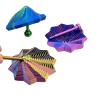 3D Printed Fidget Star Toy, Transformable Stress Relief Finger Toy with Knob Handle for Adults & Kids, 10.6cm Anti-Anxiety Sensory Play Middle Finger Handle (Yellow-Green b, 4.3in) view 3