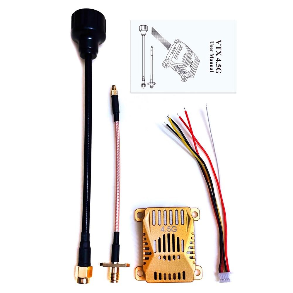 Bloepum 4.5G 2.5W FPV VTX Kit 16CH FPV Video Transmitter for FPV RC Racing Drone Long Range Transmission