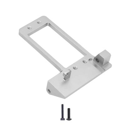 Rc Car Parts For Axial For SCX10 III AR45P 1/10 Portal Axle Low Center For LCG Aluminum Front Axle BAT Servo Mount Gravity Chassis RC Car(Silver)
