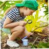 4 PCS Bug Catcher for Kids Magnifier Kids Bug Catching Kit with Tweezers Multi-Color Insect Cage Collection Kit for Children Science Nature Exploration view 3