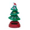 Christmas Tree Solar Dancing Toy, Solar Powered Swinging Tree, Animated Holiday Decoration, Christms ar Dashboad Decoration, Novelty Car Shaking Head Dancer Doll for Desk and Dashboard Decor view 1