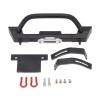 RC Upgrade Bumper Compatible with Axial SCX10 SCX10 II 90046 for Traxxas TRX-4 1/10 RC Crawler Upgrade Parts Accessories RC Car Metal Front Bumper view 2