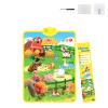 Talking Wall Chart for Kids  English & Spanish, Learning Poster with Songs, ABCs, Numbers, Animal Words Piano, Bilingual Toys with Interactive Touch Buttons for Toddlers 16 (Farm) view 1