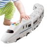 Electric Train Toy Freely  Sleek Versatile Portable Assembled Simulation Railway Lights, Durable, Music Boys Girls, Children Birthday Holiday | Boys Girls Children Birthday Holiday view 1
