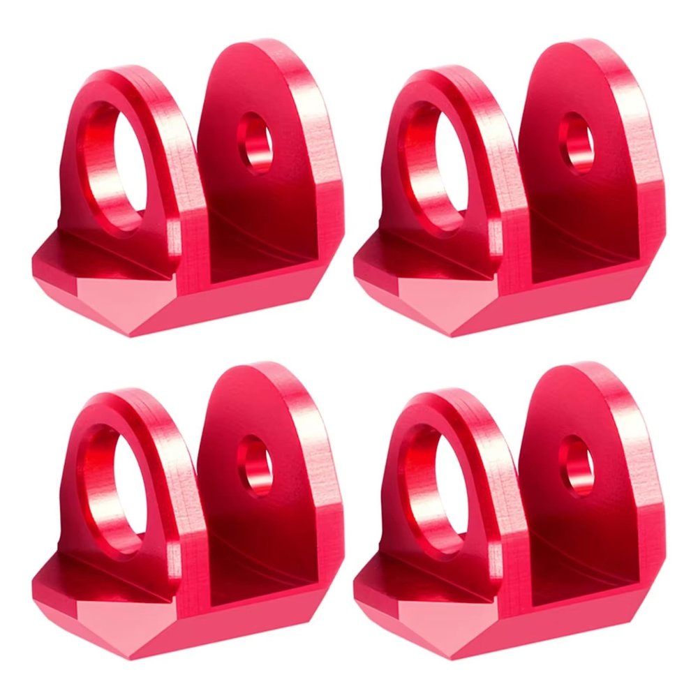 Rc Car Parts For Arrma 1/18 For Granite For Grom 1/14 For Typhon For Mojave Aluminum Alloy Front Rear Shock Cap Protector RC Car Parts(Red)