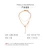 Vintage Layered Heart-Shaped Baroque Pearl Pendant Necklace,silvery,46.5+7cm view 3