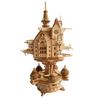 3D Wooden Puzzle - Castle Model Kit, Sky Sanctuary DIY Fantasy Architecture Building Set with Warm Light, Handcrafted Creative Desk Decor, Collectible Gift for Adults & Teens (465PCS) view 1