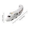 Electric Train Toy - Freely Assembled Simulation Railway, Interactive Toy with Lights and Music, Fun Learning Playset for Boys and Girls, Birthday Holiday for Children view 2