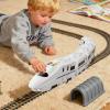 Electric Train Toy - Freely Assembled Simulation Railway, Interactive Toy with Lights and Music, Fun Learning Playset for Boys and Girls, Birthday Holiday for Children view 3